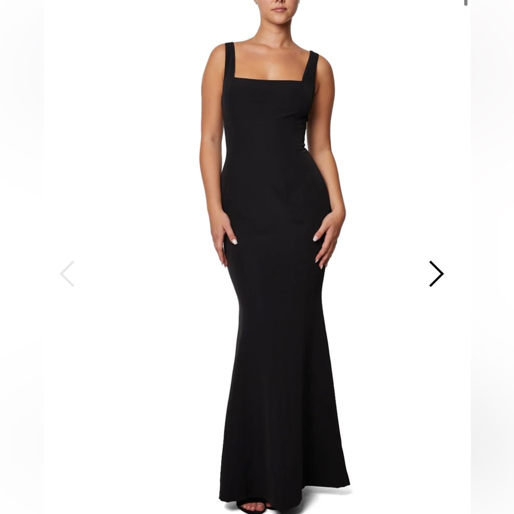 Laundry by Shelli Segal Black Evening Gown